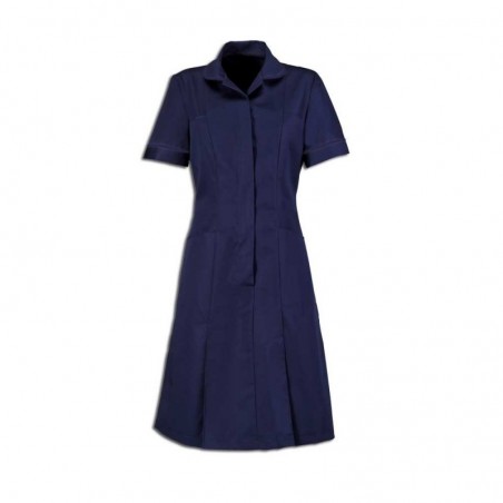 Zip Front Dress (Sailor Navy With Navy Trim) - HP297 Zip Front Dress (Sailor Navy With Navy Trim) - HP297