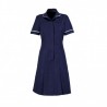 Zip Front Dress (Sailor Navy With Pale Blue Trim) - HP297