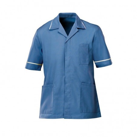 Men’s Tunic (Hospital Blue with White Trim) - G103 Men’s Tunic (Hospital Blue with White Trim) - G103