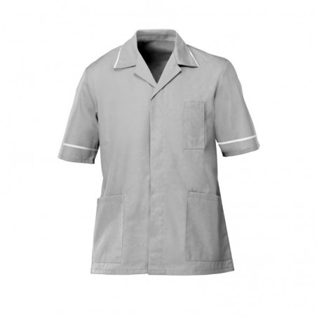 Men’s Tunic (Pale Grey with White Trim) - G103 Men’s Tunic (Pale Grey with White Trim) - G103