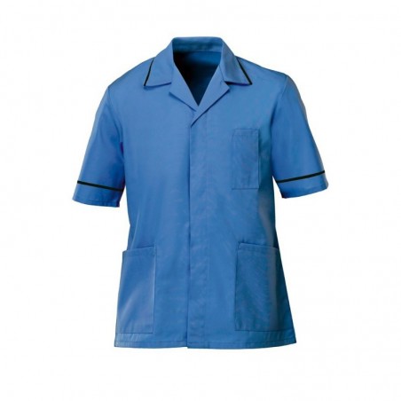 Men’s Tunic (Hospital Blue with Navy Trim) - G103