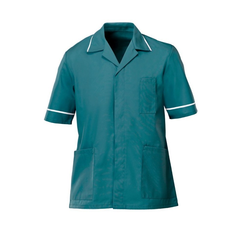 Men’s Tunic (Turquoise with White Trim) - G103