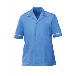 Men’s Lightweight Tunic (Hospital Blue with White Trim) - NM48