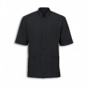 Men's Mandarin Collar Tunic (Black with Black Trim) - NM7