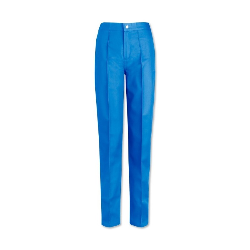 Women’s Flat Front Trousers (Hospital Blue) W40