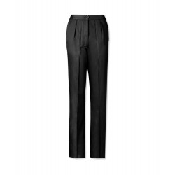 Women's Twin Pleat Trousers (Black) LT200