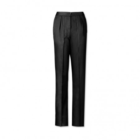 Women's Twin Pleat Trousers (Black) LT200 Women's Twin Pleat Trousers (Black) LT200