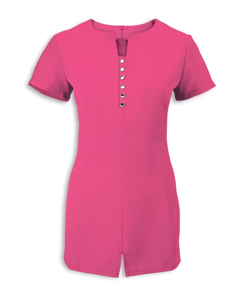 Women's Notch Neck Beauty Tunic (Hot Pink) NF58 buy now at Healthcare
