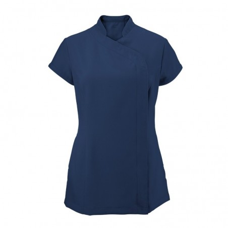 Women's Asymmetrical Zip Tunic (Navy) - NF59 Women's Asymmetrical Zip Tunic (Navy) - NF59