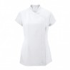 Women's Asymmetrical Zip Tunic (White) - NF59