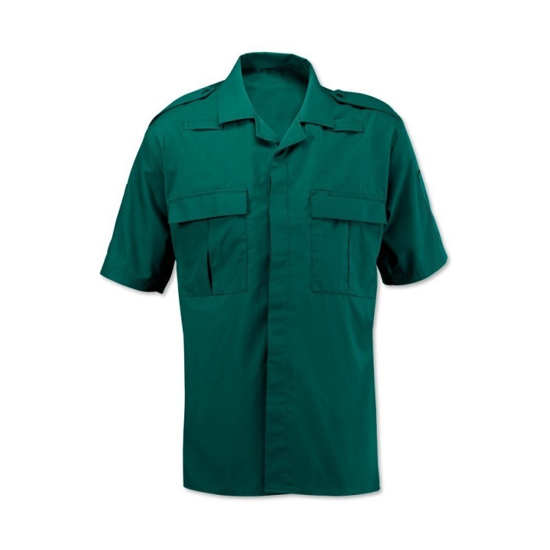 Men's Ambulance Shirt (Bottle Green) NM101