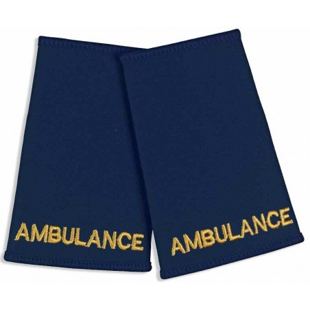 Ambulance Epaulette Sliders (Navy) - NU73 Ambulance Epaulette Sliders (Navy) - NU73