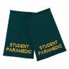 Student Paramedic Epaulette Sliders (Bottle Green) - NU89