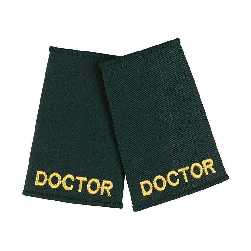 Doctor Epaulette Sliders (Dark Green) - NU74