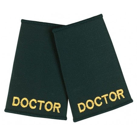 Doctor Epaulette Sliders (Dark Green) - NU74 Doctor Epaulette Sliders (Dark Green) - NU74