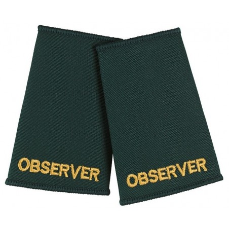 Observer Epaulette Sliders (Dark Green) - NU75