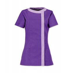 Women’s Asymmetrical Tunic (Purple With Lilac Trim) - NF191