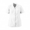 Women’s Soft-Brushed Tunic (White With White Trim) - D309