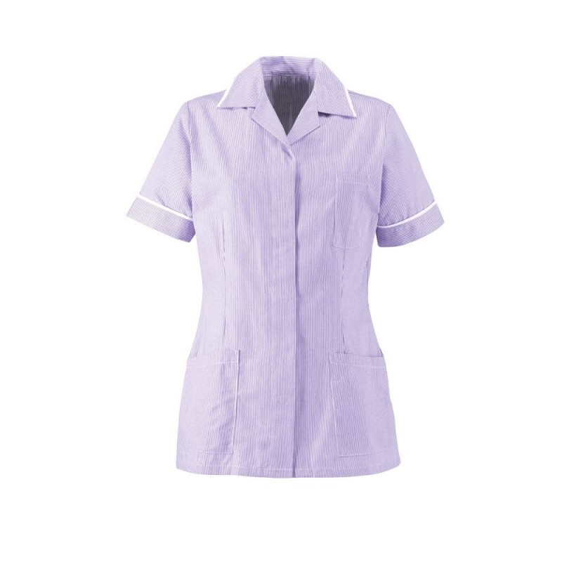 Women’s Lightweight Tunic (Lilac With White Trim) - ST313