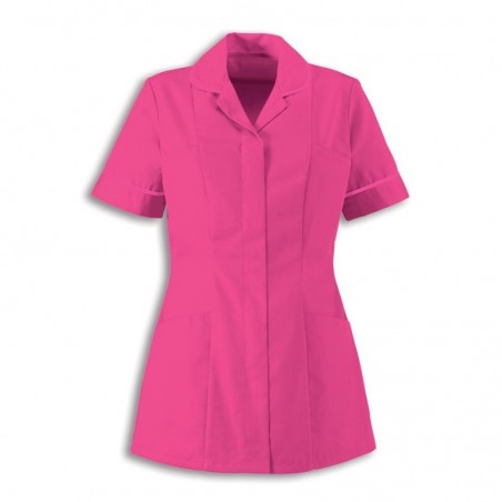 Women’s Healthcare Tunic (Bright Pink With White Trim) - HP298 Women’s Healthcare Tunic (Bright Pink With White Trim) - HP298