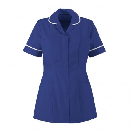 Women’s Healthcare Tunic (Bright Royal With White Trim) - HP298 Women’s Healthcare Tunic (Bright Royal With White Trim) - HP298