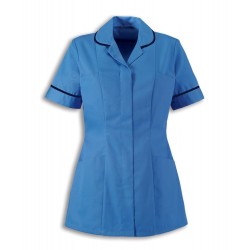 Women’s Healthcare Tunic (Hospital Blue With Navy Trim) - HP298