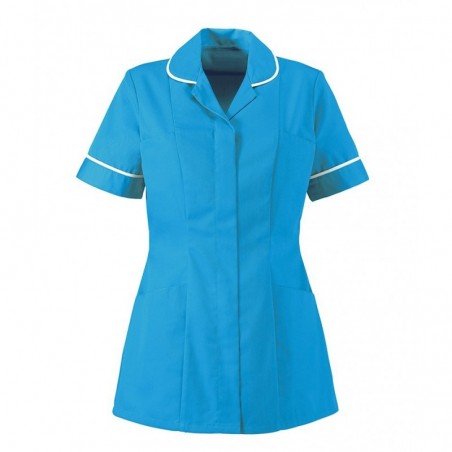 Women’s Healthcare Tunic (Peacock With White Trim) - HP298 Women’s Healthcare Tunic (Peacock With White Trim) - HP298