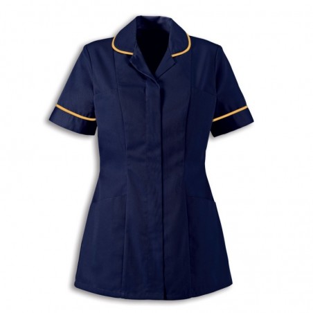 Women’s Healthcare Tunic (Sailor Navy With Yellow Trim) - HP298