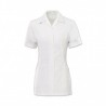 Women's Comfort Stretch Tunic (White With White Trim) H152W