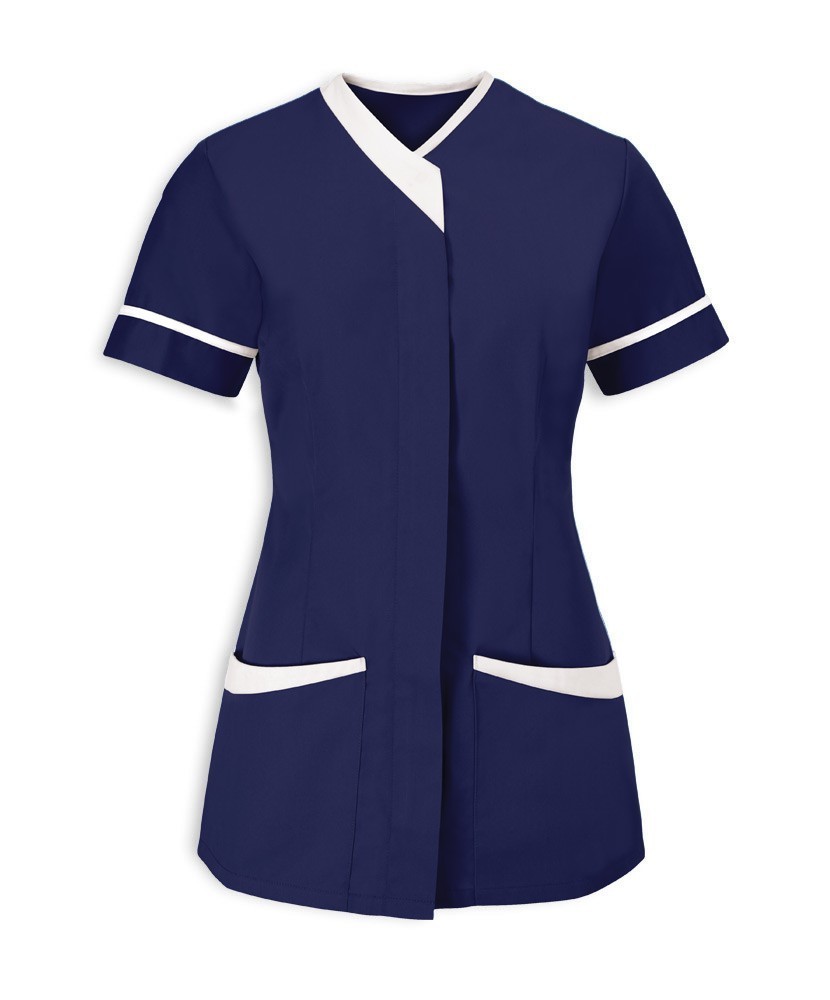 Women's Contrast Trim Tunic (Sailor Navy with White Trim) NF54 buy