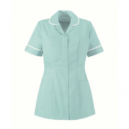 Women's Lightweight Tunic (Aqua With White Trim) NF48 Women's Lightweight Tunic (Aqua With White Trim) NF48