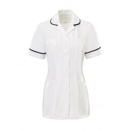 Women’s Tunic (White With Sailor Navy Trim) - HP369W Women’s Tunic (White With Sailor Navy Trim) - HP369W
