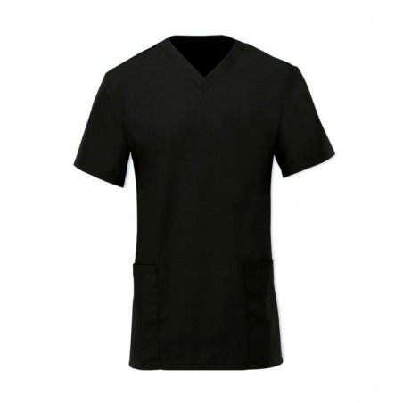 Women's Scrub Tunic (Black) - NF26