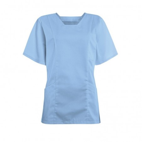 Women's Smart Scrub Tunic (Sky Blue) - FT503