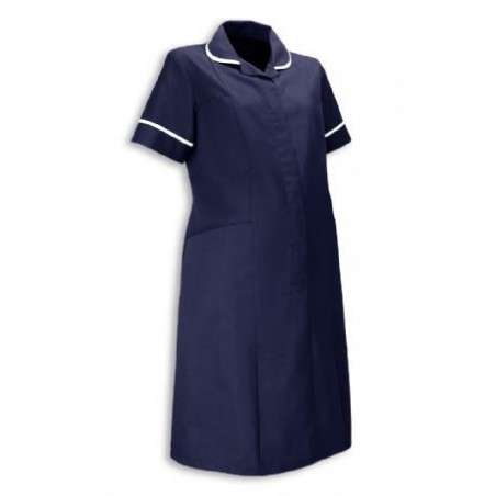 Maternity Dress (Navy With White Trim) - NF53 Maternity Dress (Navy With White Trim) - NF53