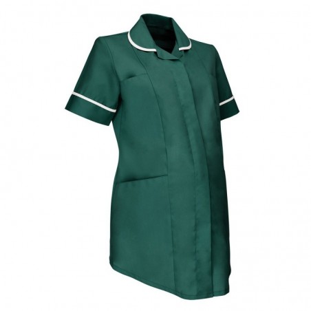 Maternity Tunic (Bottle Green With White Trim) - NF52 Maternity Tunic (Bottle Green With White Trim) - NF52