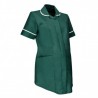 Maternity Tunic (Bottle Green With White Trim) - NF52