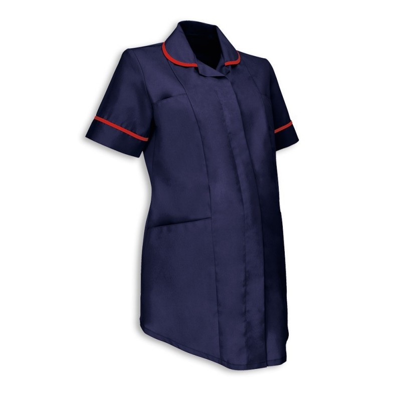 Maternity Tunic (Sailor Navy With Red Trim) - NF52