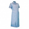 Maternity Stripe Dress (Blue With Sailor Navy Trim) - NF56