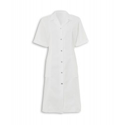 Women’s Short Sleeved Coat (White) - W63