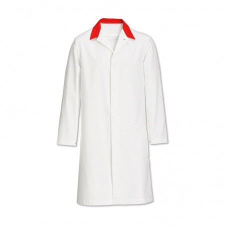 Men's Coat (White/Red) - FT30