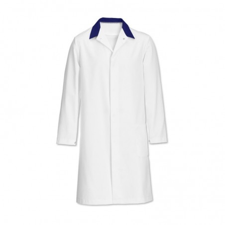 Men's Coat (White/Blue) - FT30