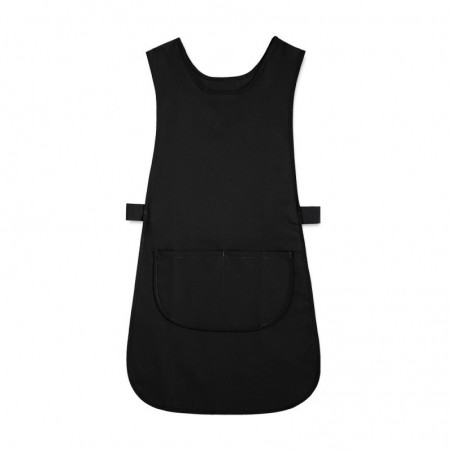 Long Length Tabard with Pocket (Black Pack of 1) - W193 Long Length Tabard with Pocket (Black Pack of 1) - W193