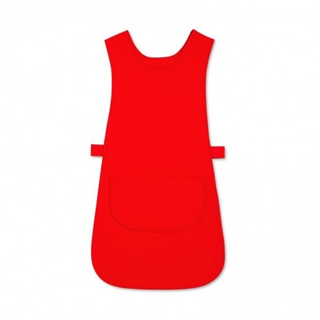 Long Length Tabard with Pocket (Red Pack of 1) - W193 Long Length Tabard with Pocket (Red Pack of 1) - W193