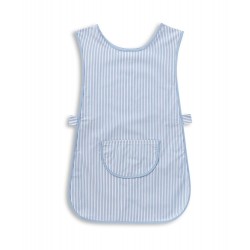 Thin Stripe Tabard with Pocket (Blue & White Pack of 1) - W240