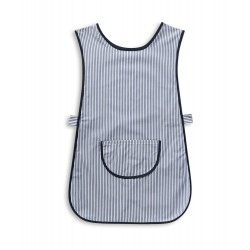 Thin Stripe Tabard with Pocket (Navy & White Pack of 1) - W240