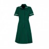 Zip Front Dress (Bottle Green) - HP297