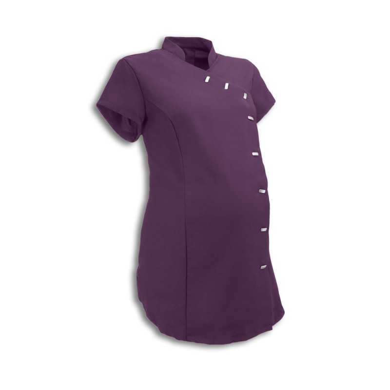 A professional look with an elegant and stylish asymmetrical maternity tunic. A maternity version of our best-selling style tunic, ideal to ensure you look smart and professional throughout your pregnancy. This tunic has been designed to look flattering from early in your pregnancy to full term with all the stylish details of our standard tunic collection. Available in two colours and multiple size options.