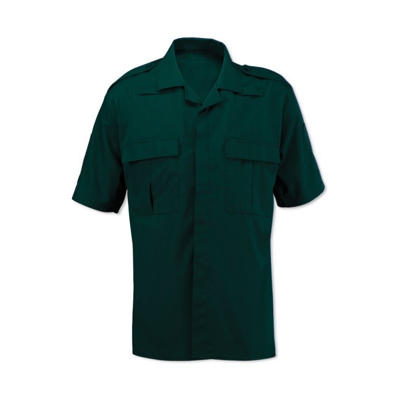 Men's Ambulance Shirt HP100
Men's ambulance shirt for first response professionals.
A stylish, comfortable shirt designed to cope with unpredictable conditions in this field. Consisting of two sleeve pockets, one with pen division, one with zip, two chest pockets with hook and loop fastening pocket flaps and Self-fabric radio loops on the chest. This shirt also incorporates a concealed button front self-coloured epaulettes.  Available in 3 colours and various sizes.