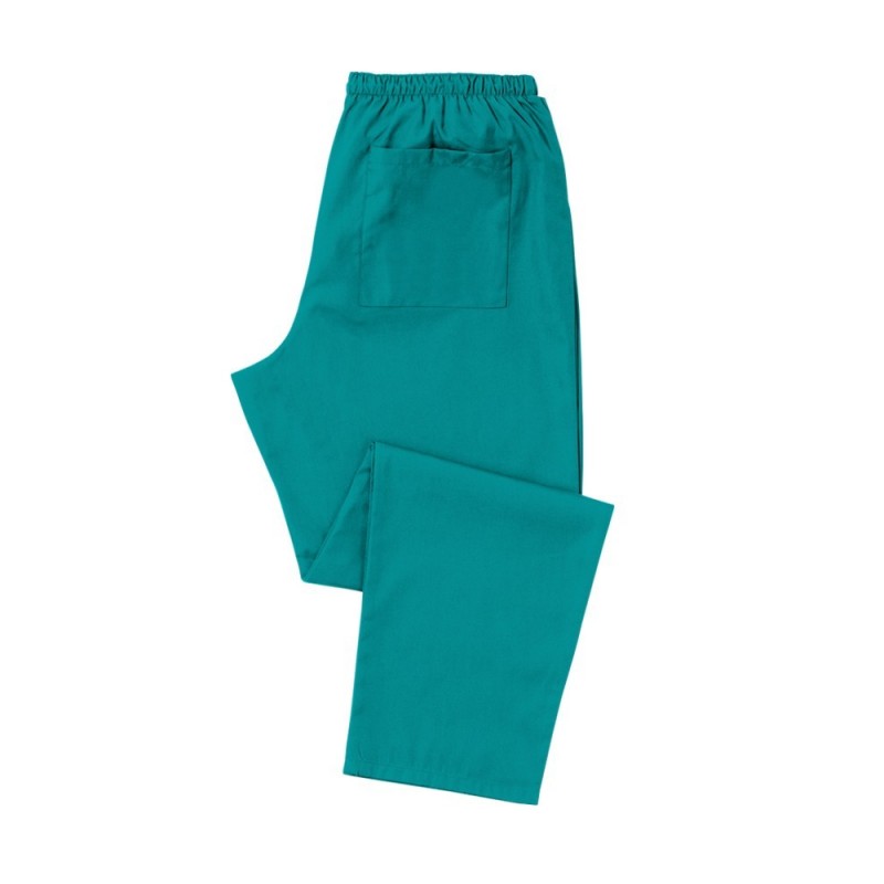 Medical scrub trousers that are suitable for a professional healthcare uniform. These comfortable professional scrub uniform trousers are Lightweight, hard-wearing, and practical with one back pocket. Available in a wide range of colours and sizes.